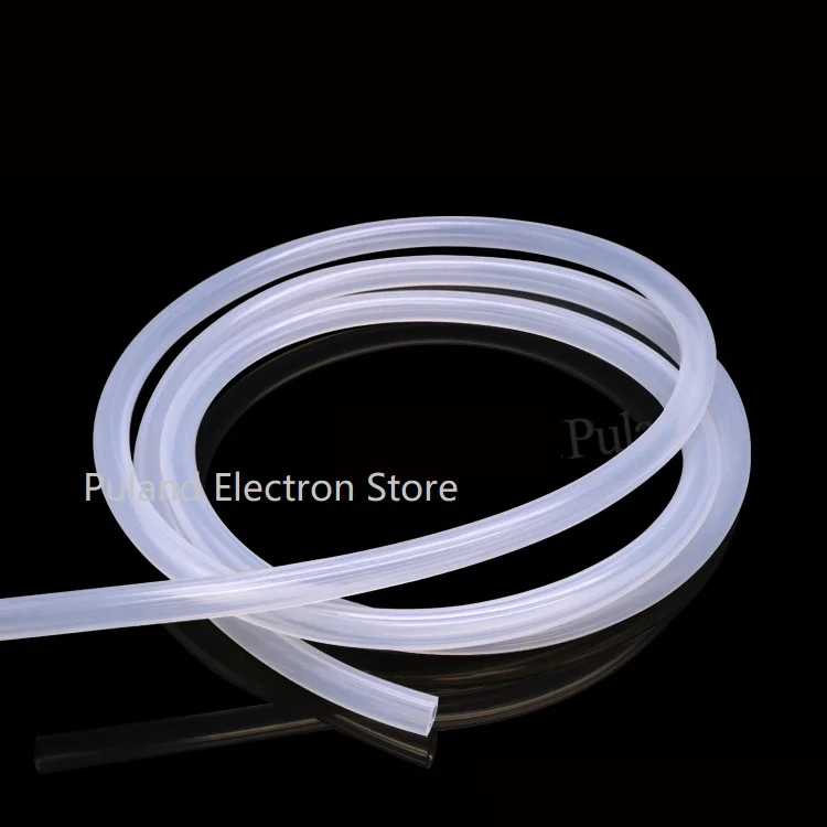 Прозрачный ID 6,4mm x 9,6mm OD Толщина 1,6 мм перистальтический насос силиконовый шланг Еда Класс мягкие гибкие трубы разъем воды