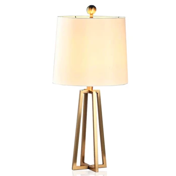 

Modern Metal LED Table Lights Office Decor Cloth Lampshade Desk Lamps Bedroom Bedside Reading Table Lamps Kitchen Fixtures Avize
