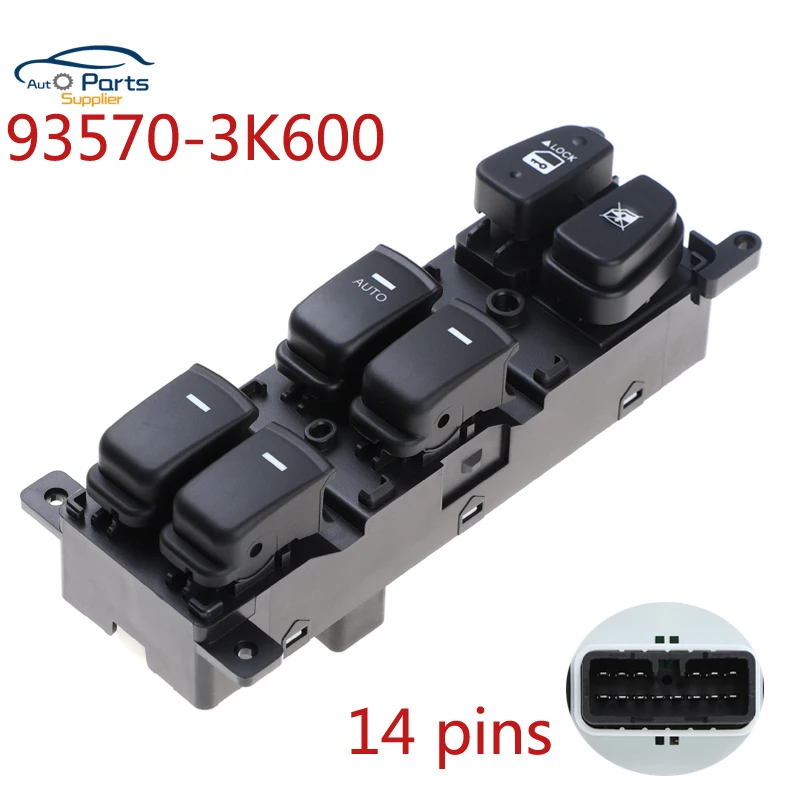 

93570-3K600 Left Driver Side Master Power Window Switch For Hyundai 08-10 Sonata auto accessorie 935703K600 935803K500