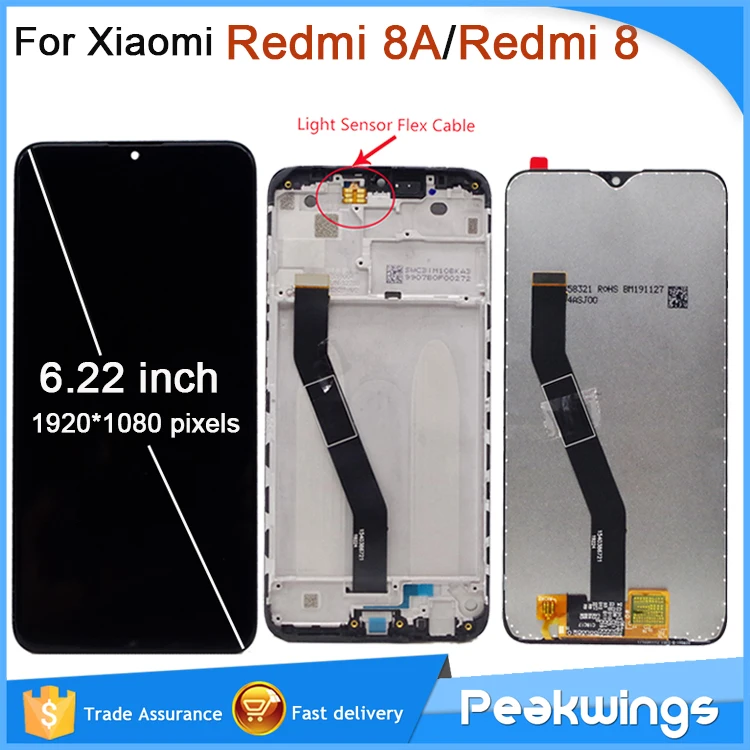 ЖК дисплей 6 22 дюйма для Xiaomi Redmi 8A с сенсорным экраном в сборе протестированный
