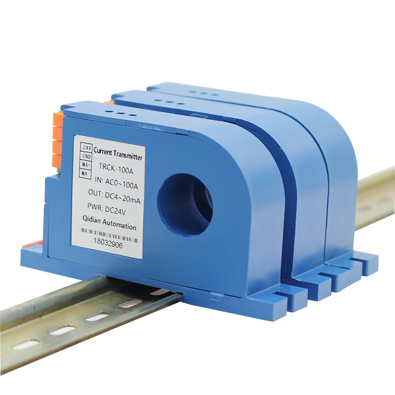 DC10A 20A 50A 600A Датчик тока передатчик 0 10V 20mA 4 преобразователь выходного DC24V