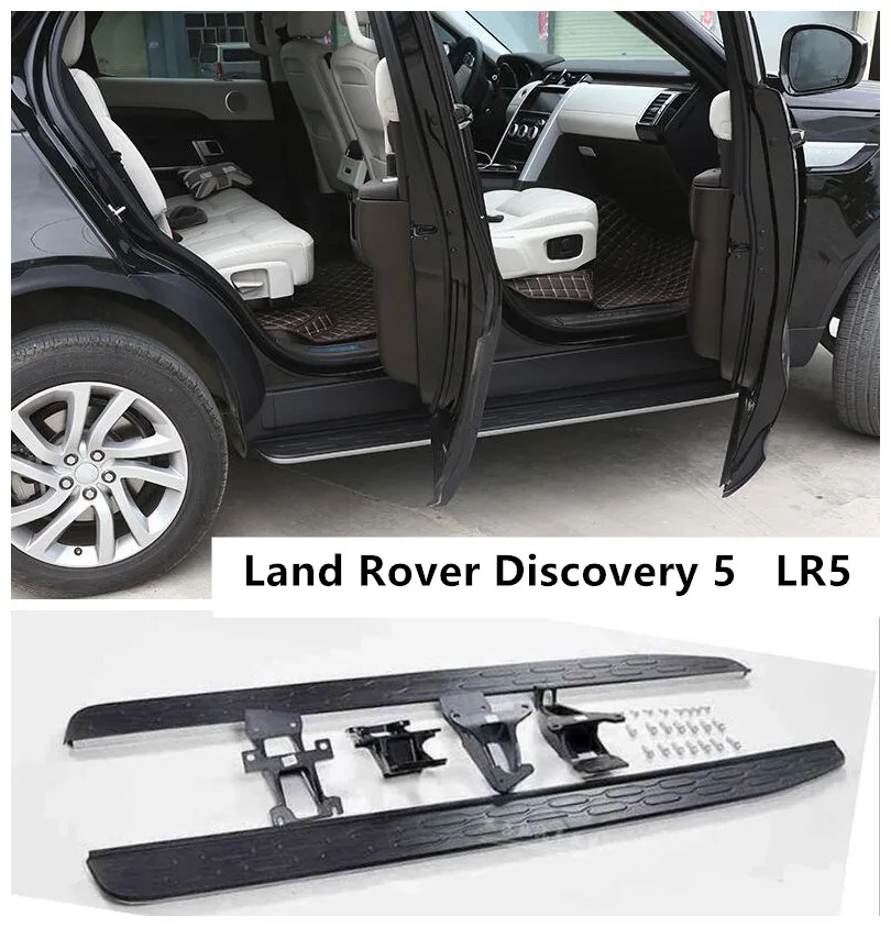 Подножки для Land Rover Discovery 5 LR5 2017 2018 2019 2020 2021 боковые ступенчатые педали