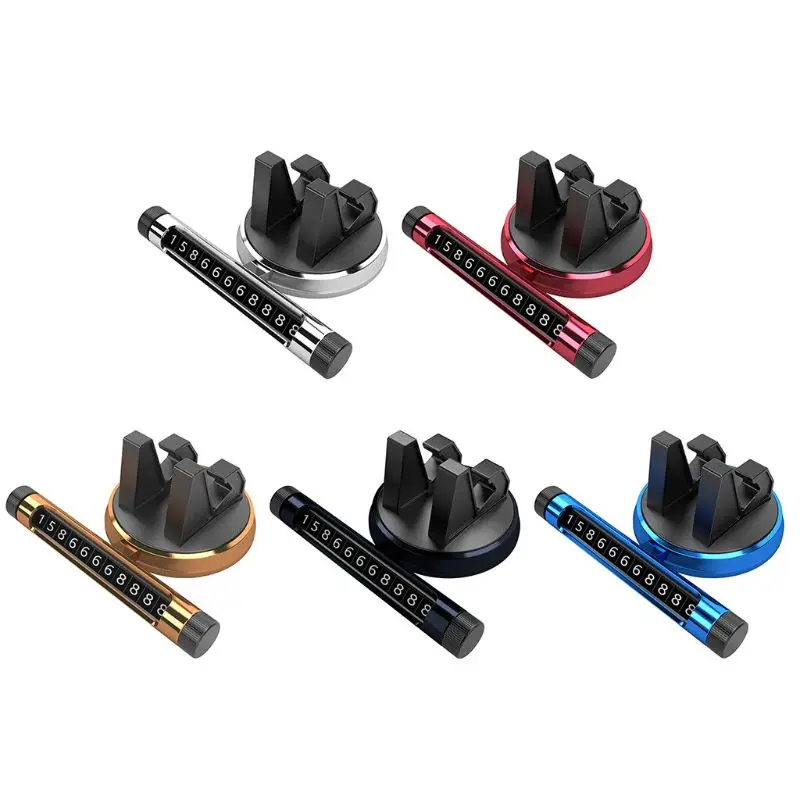 Car Phone Holder Temporary Parking Phone Number Mount 360 degree Rotate Dashboard Cellphone Stand Car Phone Holder Temporary Parking Phone Number Mount 360 degree Rotate Dashboard Cellphone Stand