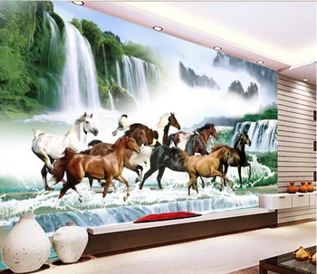

[Self-Adhesive] 3D Horse In The Water 2554 Wall Paper mural Wall Print Decal Wall Murals