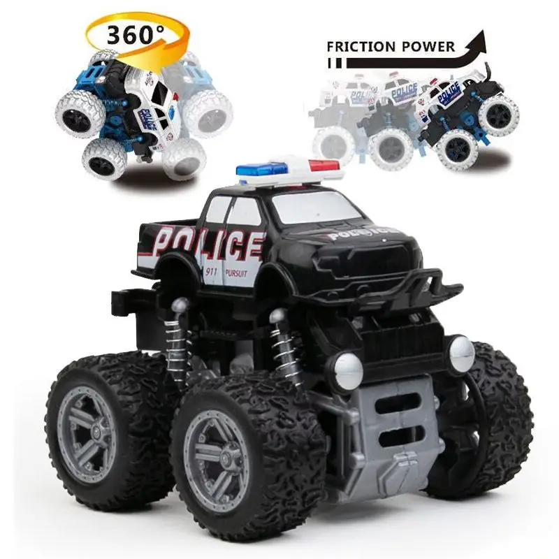 style Kids police Cars Toys Truck Inertia SUV Friction Power Vehicles Baby Boys Super Cars Blaze Truck for Children Gift Toys