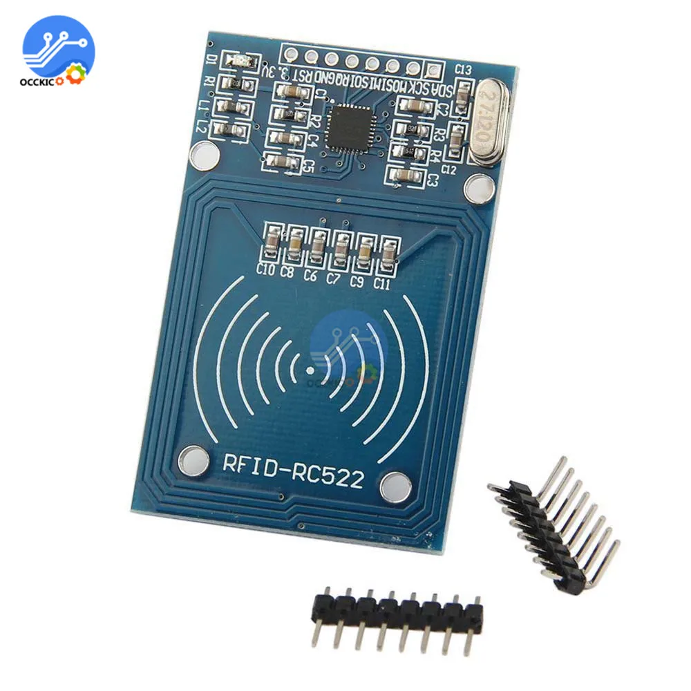 Модуль радиочастотной идентификации RC522 Φ модуль с карточками IC SPI запись и