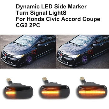 

2x Dynamic Led Side Marker Turn Signal Side Repeater Blinker Lamp Light For Honda Accord Civic Fit jazz City Stream CR-V Odysse