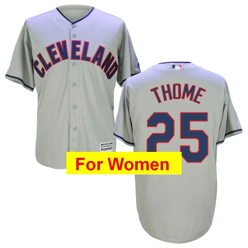 Зеленый Женщины Кливленд Франсиско Линдор Jim Thome Corey Kluber Jason Kipnis FLEX& Cool base-плеер Джерси - Цвет: Зеленый