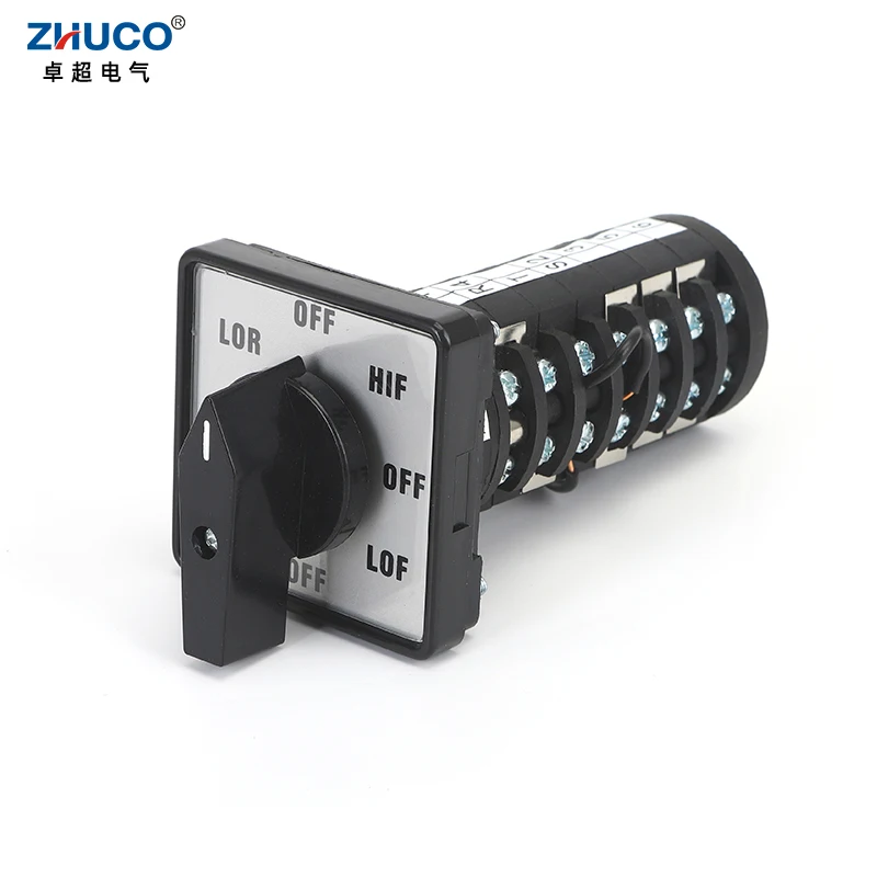ZHUCO C178-7 2# 8 Positions 7 Poles Electrical Changeover Selector Universal Rotary Silver Contact Cam Switch | Обустройство дома