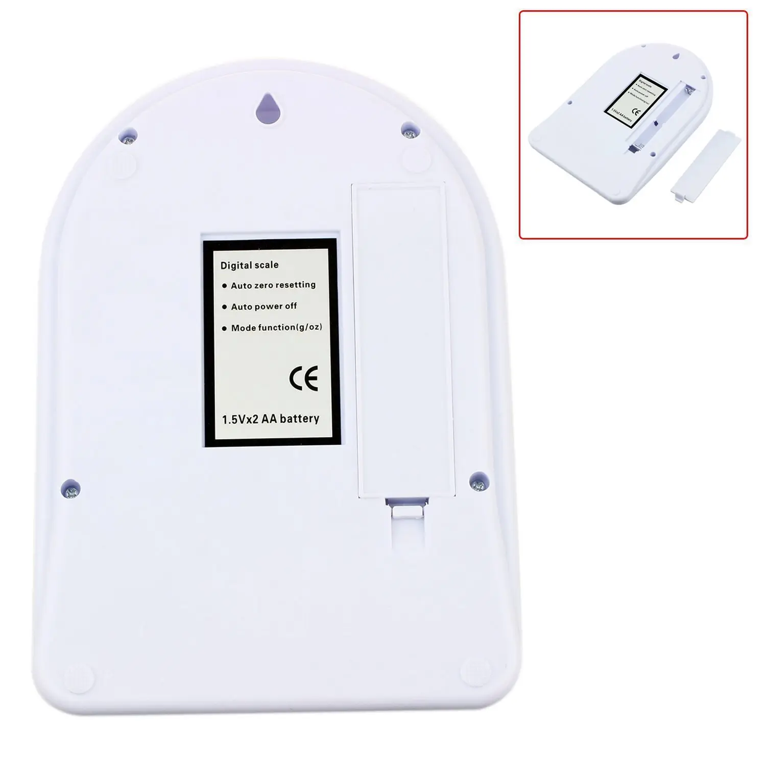 LAMEZIA Mini- Household Kitchen Digital Display Electronics Food Bench Scale With Lights LCD High Precision Measuring Tools