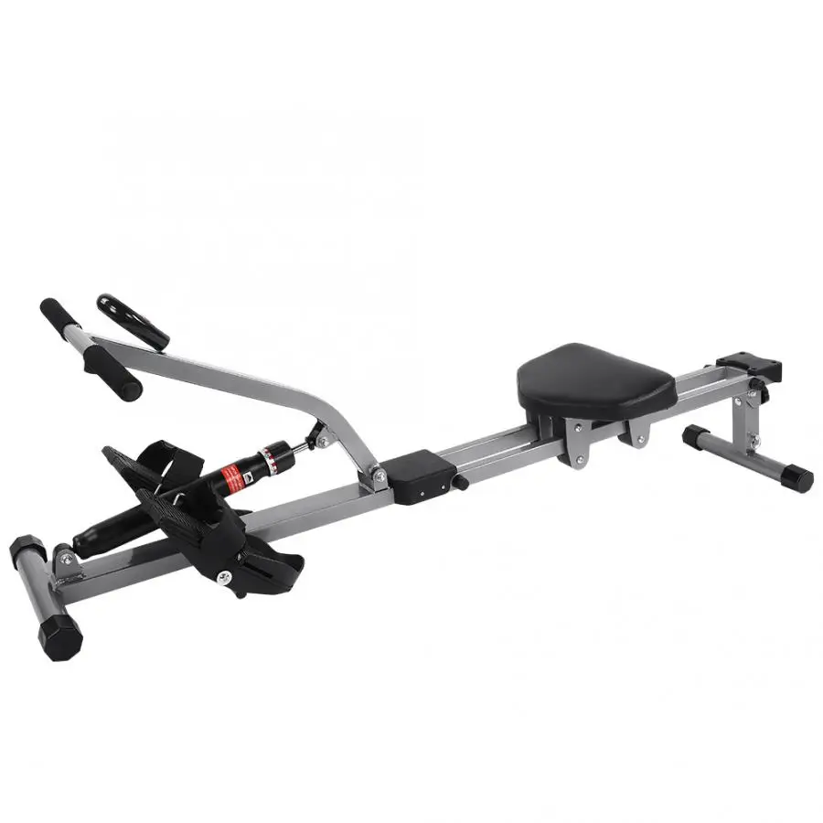 Домашний фитнес гребной тренажер стальной складной Cardio Rower тренировки тела для