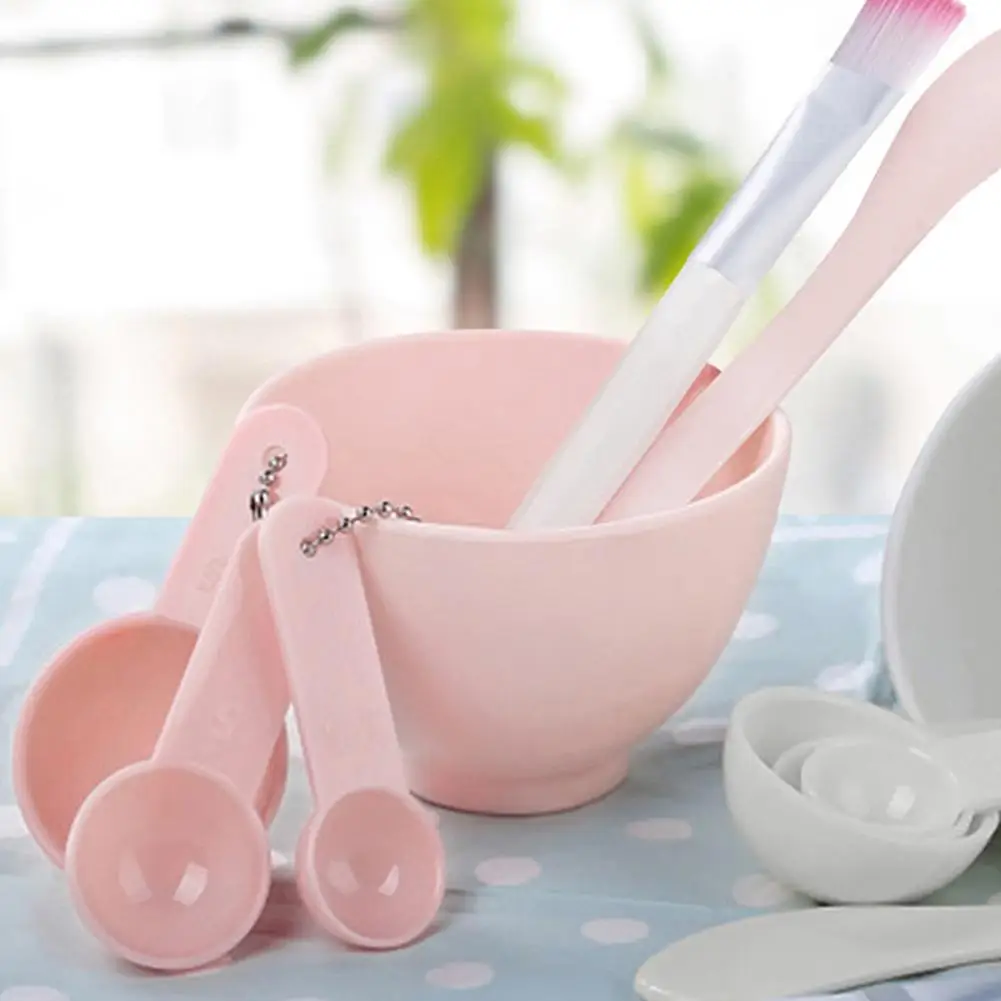 6 Pcs Set DIY Mask Bowl Makeup Set Beautify Eyebrow Face Innovative Mask Tool Set For 3