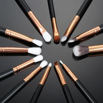 

12Pcs/Set Makeup Brushes Eye Shadow Eyebrow Blusher Concealer Lip Comestic Brush Professional Foundation Make Up Tools Women S