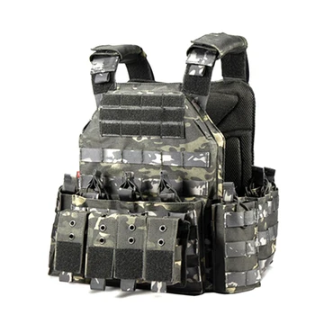 

New YAKEDA Plate Carrier Tactical Vest - Night Camo