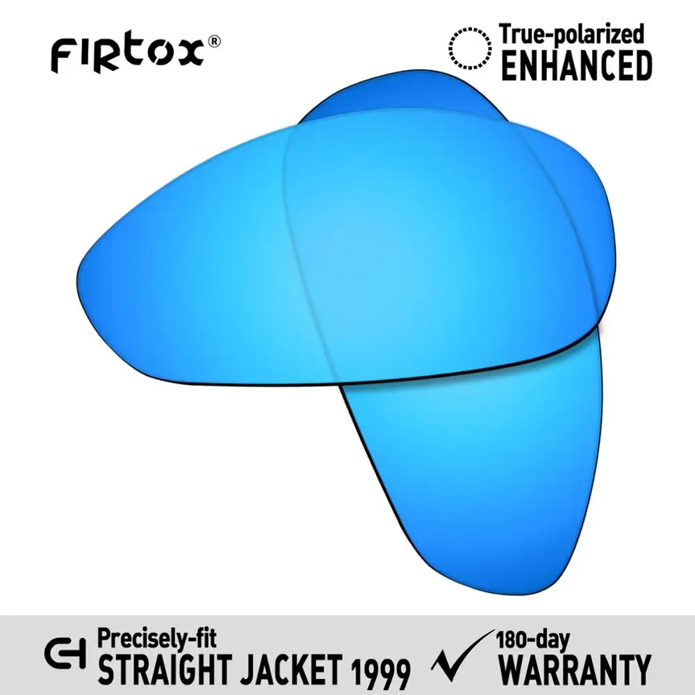 Blue-Polarized Firtox настоящие поляризованные Сменные рассеиватели UV400 для солнцезащитных очков-oxley Straight Jacket 1999(Только Совместимые линзы - Цвет линз: Blue-Polarized