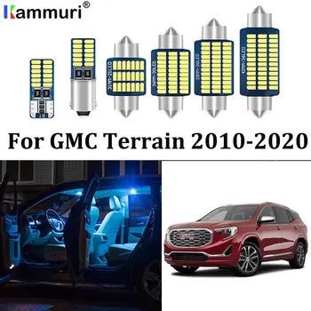 

100% Error Free White LED Car Interior Light Package Kit For GMC Terrain led interior Map Dome Trunk Plate lights (2010-2020)