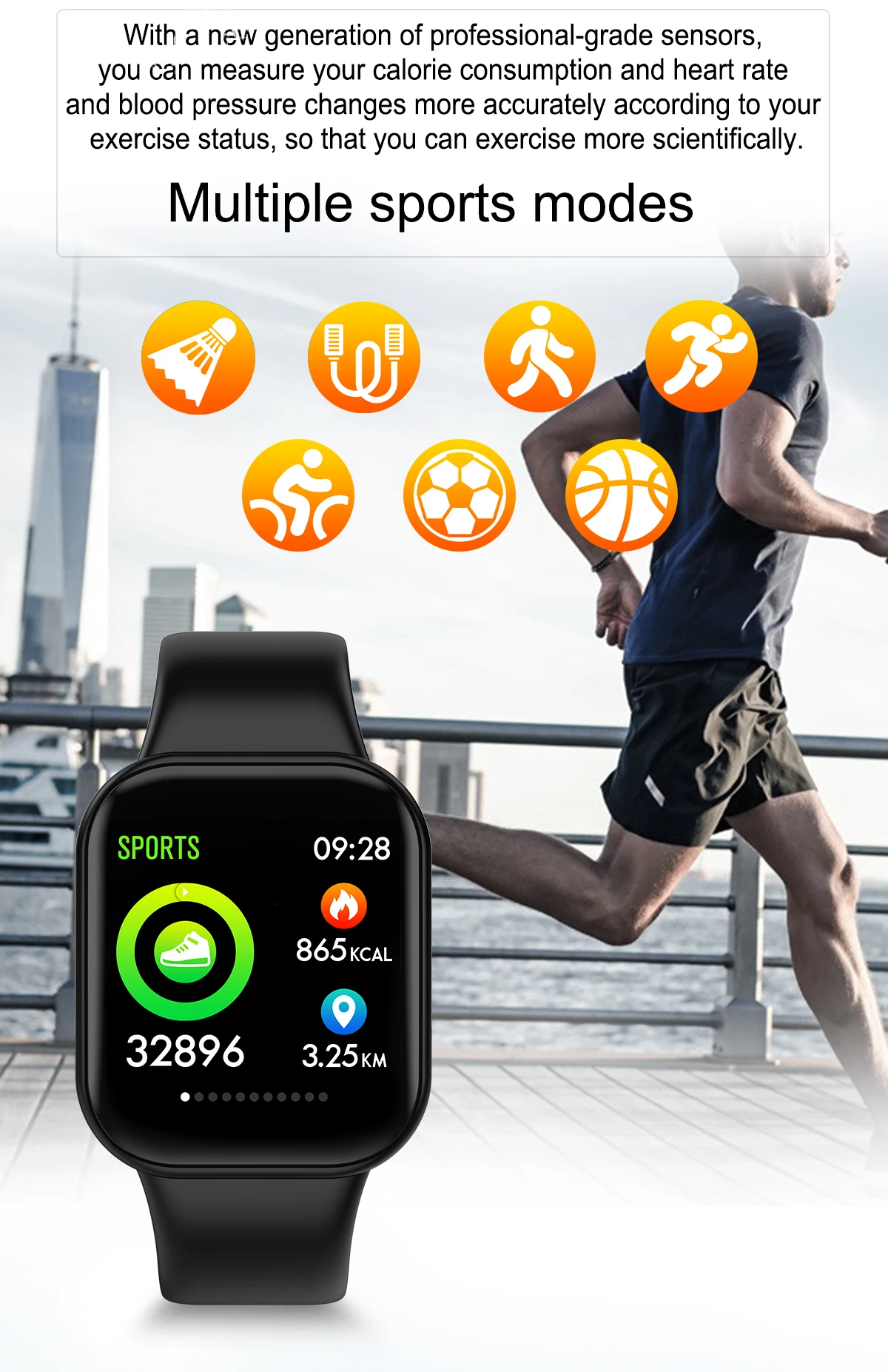 X16 Смарт-часы для мужчин, кровяное давление, водонепроницаемые Смарт-часы для женщин, монитор сердечного ритма, фитнес-трекер, спортивные часы для Android IOS