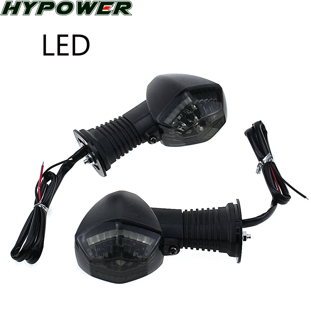 Black LED Указатель поворота светильник светодиодный индикатор Лампа для Suzuki GSF 600/650/1200/1250 N/S Bandit GSF1250SA DL 1000 DL 650 v-strom в байкерском стиле - Цвет: Black LED