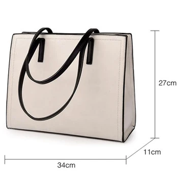 

Pu Leather Handbags Big Women Bag High Quality Casual Female Bags Tote Brand Shoulder Bag Ladies Large