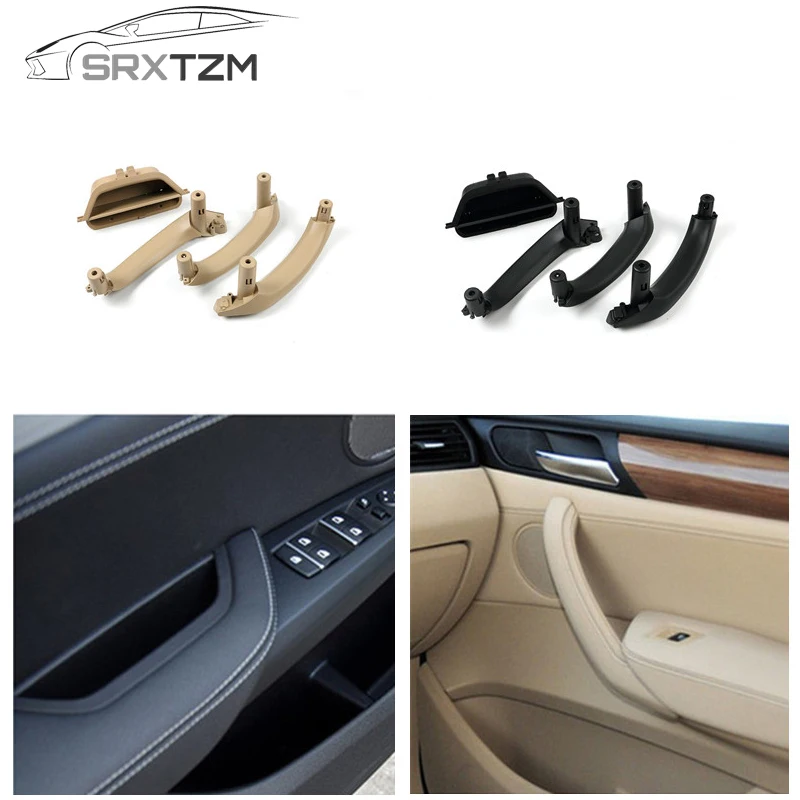 

SRXTZM Left Right Car Interior Door Handles Door Handle Inner Part Trim Cover For BMW F25 F26 X3 X4 2010-2017 Handle Trim New
