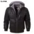 Men's Real Leather Jacket Men Motorcycle Removable Hood winter coat Men Warm Genuine Leather Jackets 11
