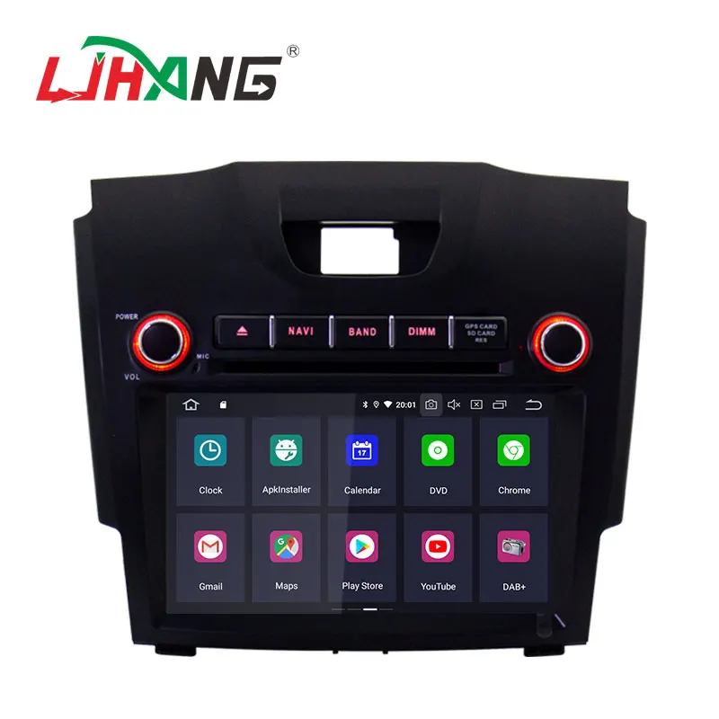 Автомобильный DVD плеер LJHANG 2 Din Android 10 для CHEVROLET Holden S10 TRAILBLAZER ISUZU D MAX автомобильный