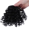 WEILAI Fake Curly Fringe Bangs Clips In Hairpieces With Natural Black Heat Resistant Fiber Synthetic Hair Extensions For Women ► Photo 2/6
