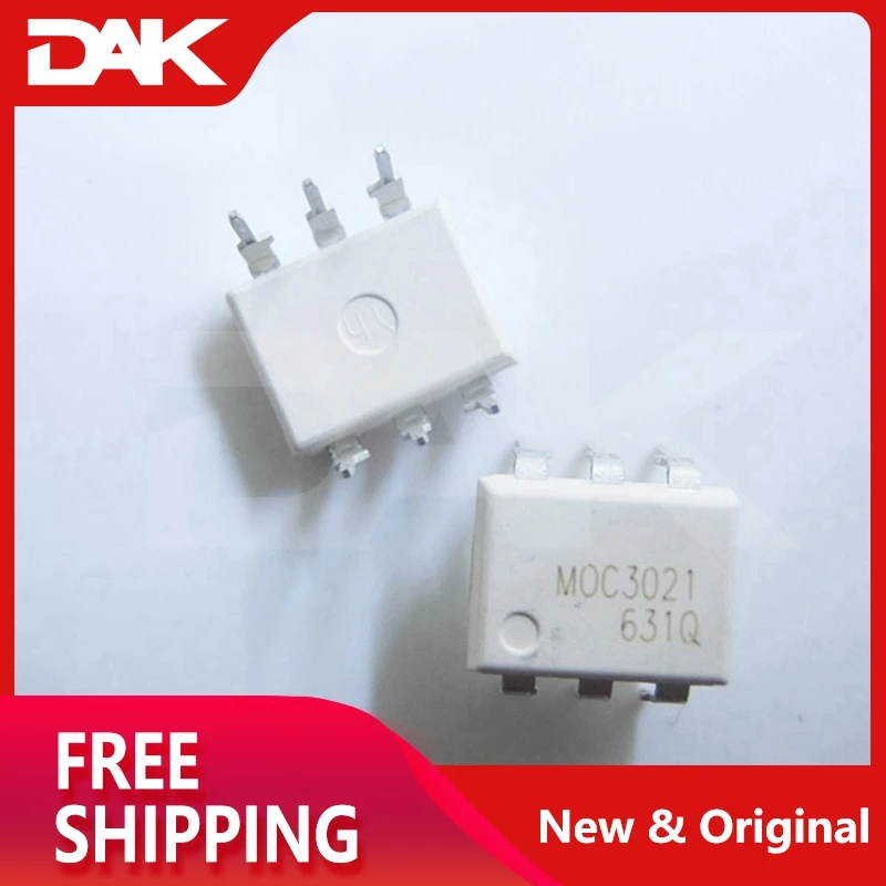 10 шт. MOC3021M 6-PIN DIP случайным образом фазы Оптоизоляторы TRIAC драйвер выход(250/400 вольт пиковый) микросхема DIP6