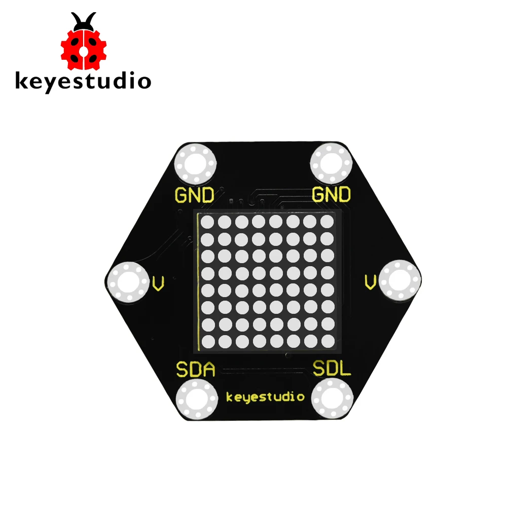 Keyestudio – matrice de points en nid dabeille HT16K33, 8x8, Module pour le Micro-bit de la ccc