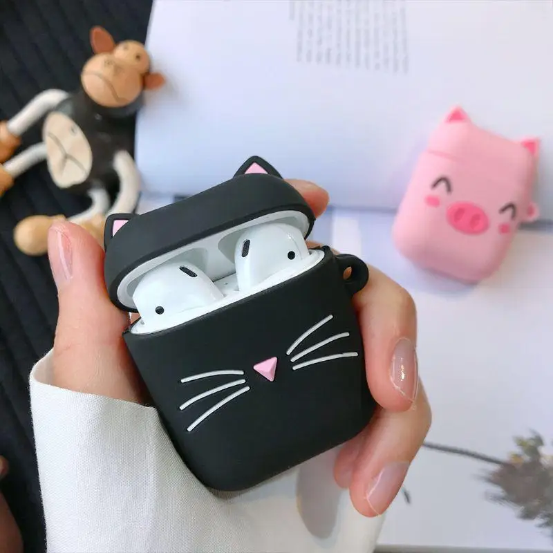 

Case For Airpods Case Cute Cat Cartoon Bluetooth Wireless Earphone Cover For Apple Airpods 1 Protective Box Air Pod