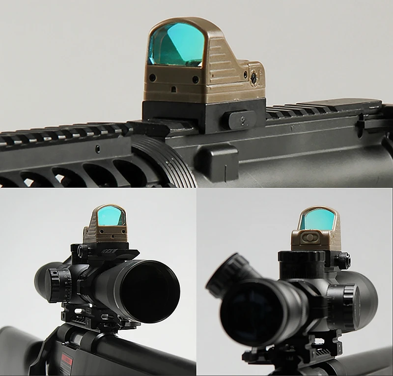 Элемент страйкбол MRDS Reflex мини красный точечный прицел для винтовки тактическая оптика воздушный ружейный оптический прицел для винтовки охотничьи прицелы EX201