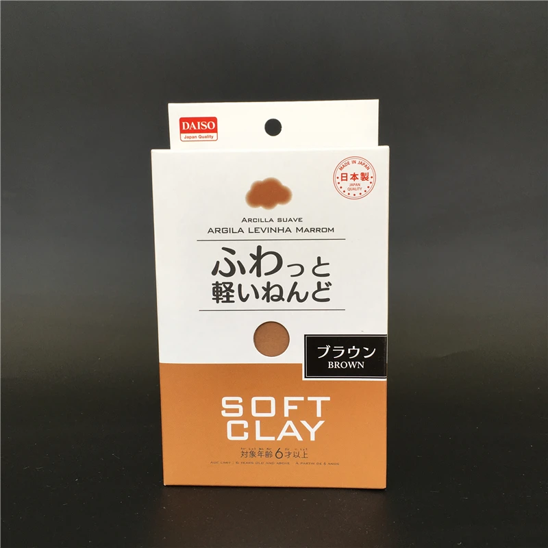 Japan DAISO Ultra-Light Paper Model Colored Clay Butter Will Not Be Dirty Hands Candy Toy Environmentally Friendly Model