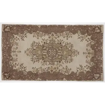 

Handmade Beige Vintage English English Area Rug 120x214 Cm-3'11''X7'0''