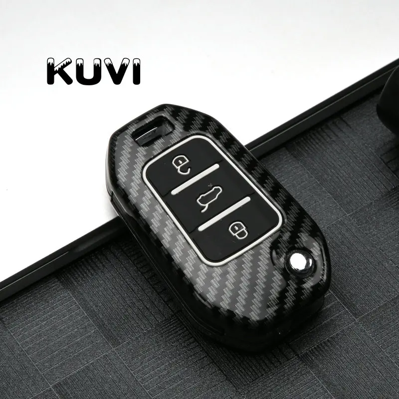 Цинковый сплав флип-ключ для автомобиля крышка для Citroen C4 кактус C5 C3 C4L peugeot 508 301 2008 3008 408 Сумка-Футляр для ключей Автомобильный держатель для укладки