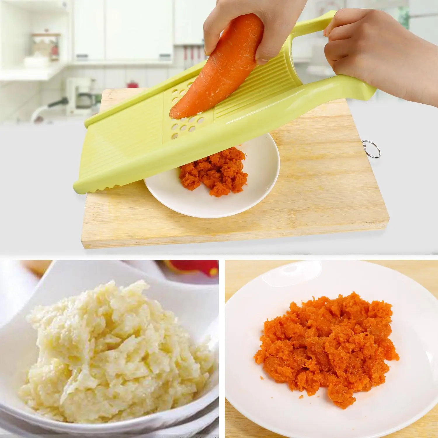 New Food Cutter Vegetable Slicer with Stainless Steel Blades Kitchen