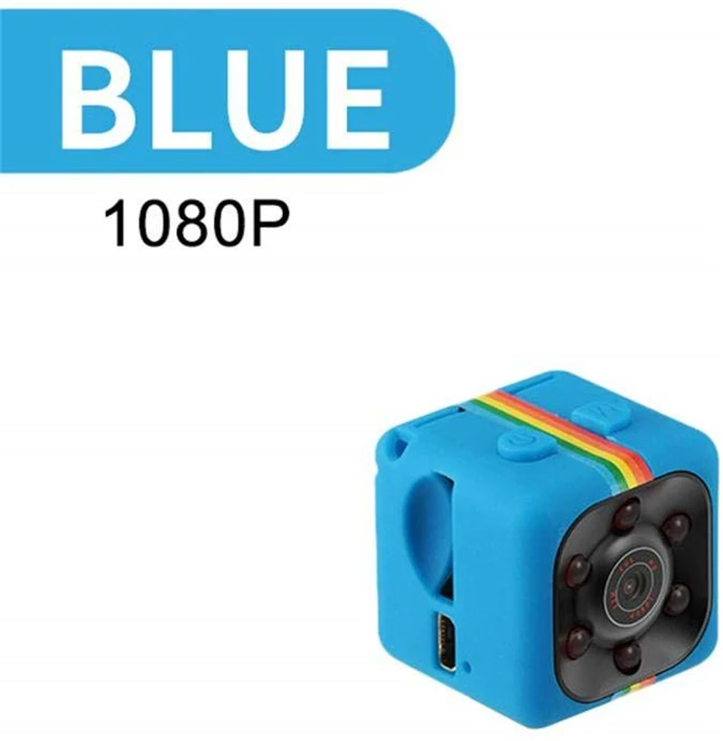 1080P Blue SQ11 мини камера HD 1080P Спорт Dv мини инфракрасный датчик движения ночного видения карманная маленькая видеокамера camara Espia Oculta шпионская камера - Цвет: 1080P Blue