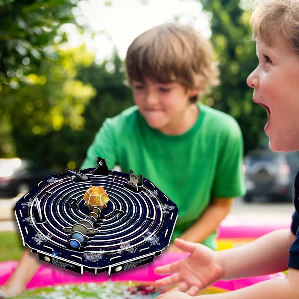 3d паззлы для мозга детские космические Игрушки школьный проект Обучающие