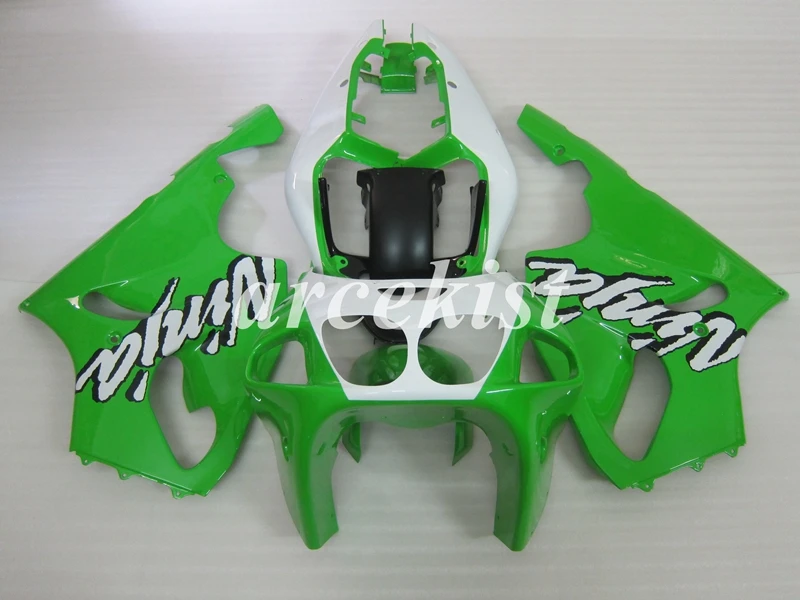 ABS Обтекатели комплект подходит для Kawasaki Ninja ZX7R ZX-7R 1996-2003 96 97 98 99 00 01 02 03 Обтекатели кузова на заказ белый зеленый