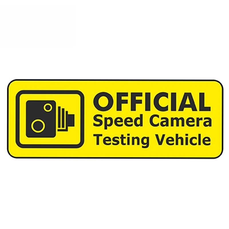 

Speed Camera Test Vehicle Car Sticker Waterproof Decals Funny Rat Look Jdm Euto Style Vinyl Bumper Window Accessories,13cm*5cm