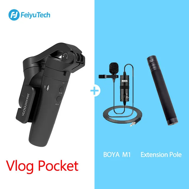 Feiyutech Vimble 2/Vlog Карманный смартфон ручной выдвижной Gimbal для телефона Adroid сотовый телефон PK DJI Osmo 2 Zhiyun Smooth 4 - Цвет: E