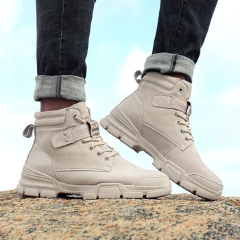 

shoe lether 45 casual top platform large hightop 2020 mens classic shoes footwear leather boots invierno sports zapatillas mens