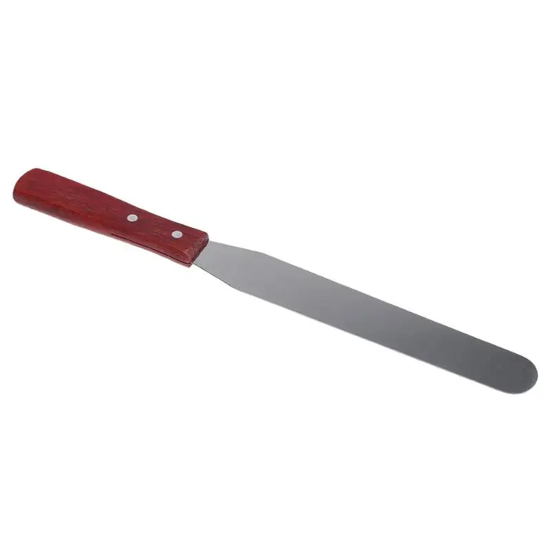 6inch 8 дюймов Нержавеющая сталь резак для масла, торта, крема шпатель гладкой глазурью Кухня инструмент для выпечки - Цвет: 6inch