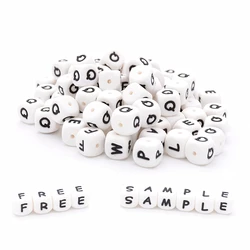 Silicone Beads 12mm 10pcs Silicone Teething Beads Teether Baby Nursing Necklace Pacifier Clip Oral Care BPA Free Food Grade