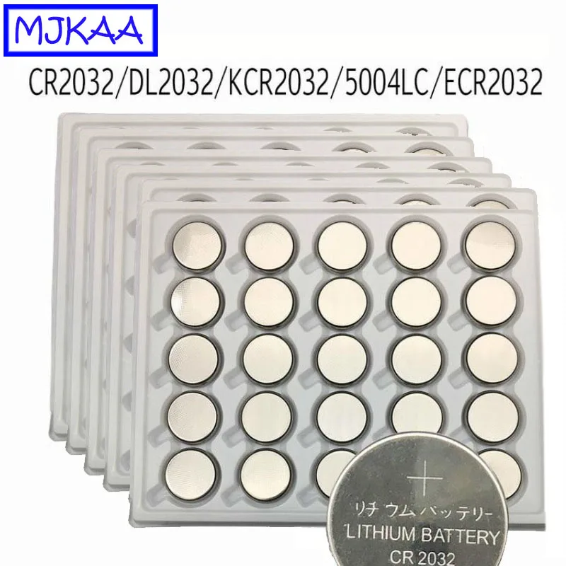 Литиевая батарейка CR2032 150 шт. 3 в BR2032 DL2032 ECR2032 CR 2032 долговечные батарейки для монет