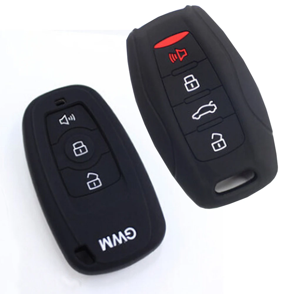 Silicone Car Key Cover Case For HAVAL all Model H3 H5 H6 H7 H8 H9 H8 M4 SC C30 C50 WEY key case key case cover car key shell