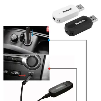 

USB Car Bluetooth Adapter 3.5mm Jack Bluetooth Receiver Wireless Bluetooth AUX Audio MP3 Music Player Handsfree Car Tool