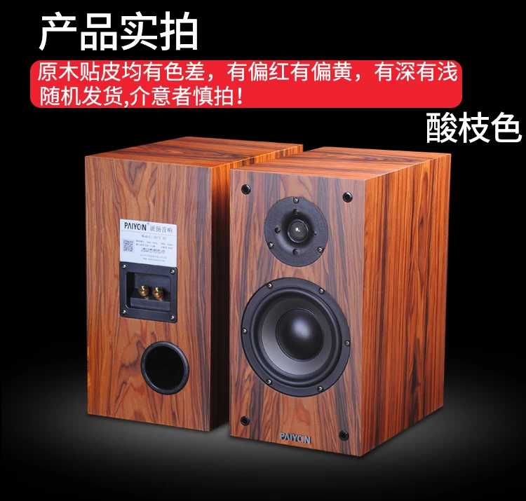10PAIYON P4-2.0 passive speakers hifi 6.5 home theater bookshelf speakers