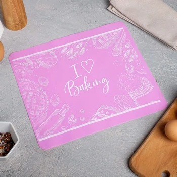 

Silicone baking mat I love Baking, 29 x 26 cm 4679583