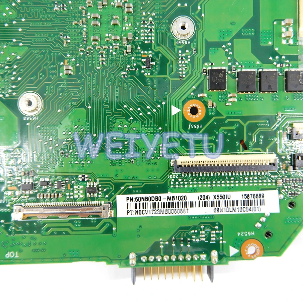 X550IU FX-9830P процессор RX460/4G материнская плата для ASUS X550 X550I X550IU Материнская плата ноутбука REV 2,0 тестовая работа