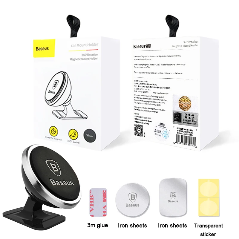 Baseus-Magnetic-Car-Phone-Holder-For-iPhone-XS-X-Samsung-Magnet-Mount-Car-Holder-For-Phone